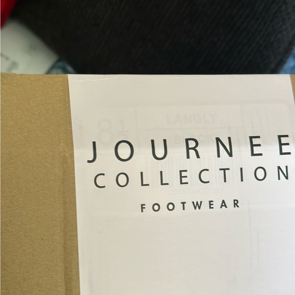 Black mid calf black boots. Size 8 1/2 - Picture 5 of 6